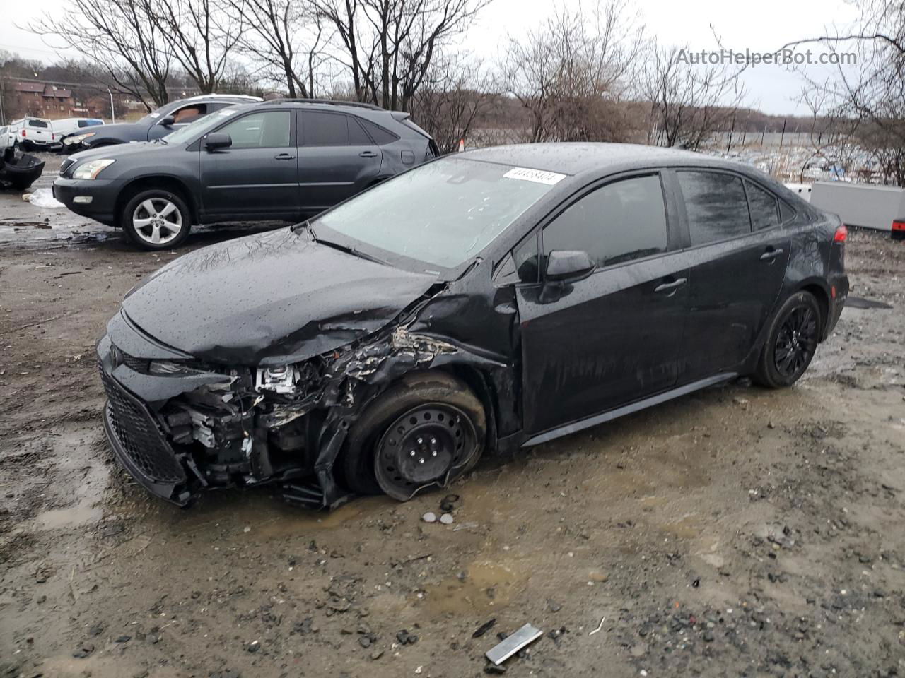 2020 Toyota Corolla Le Black vin: JTDEPRAE0LJ102736