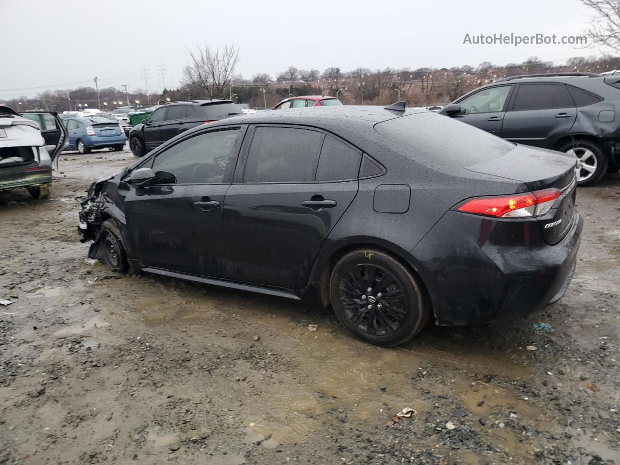 2020 Toyota Corolla Le Black vin: JTDEPRAE0LJ102736