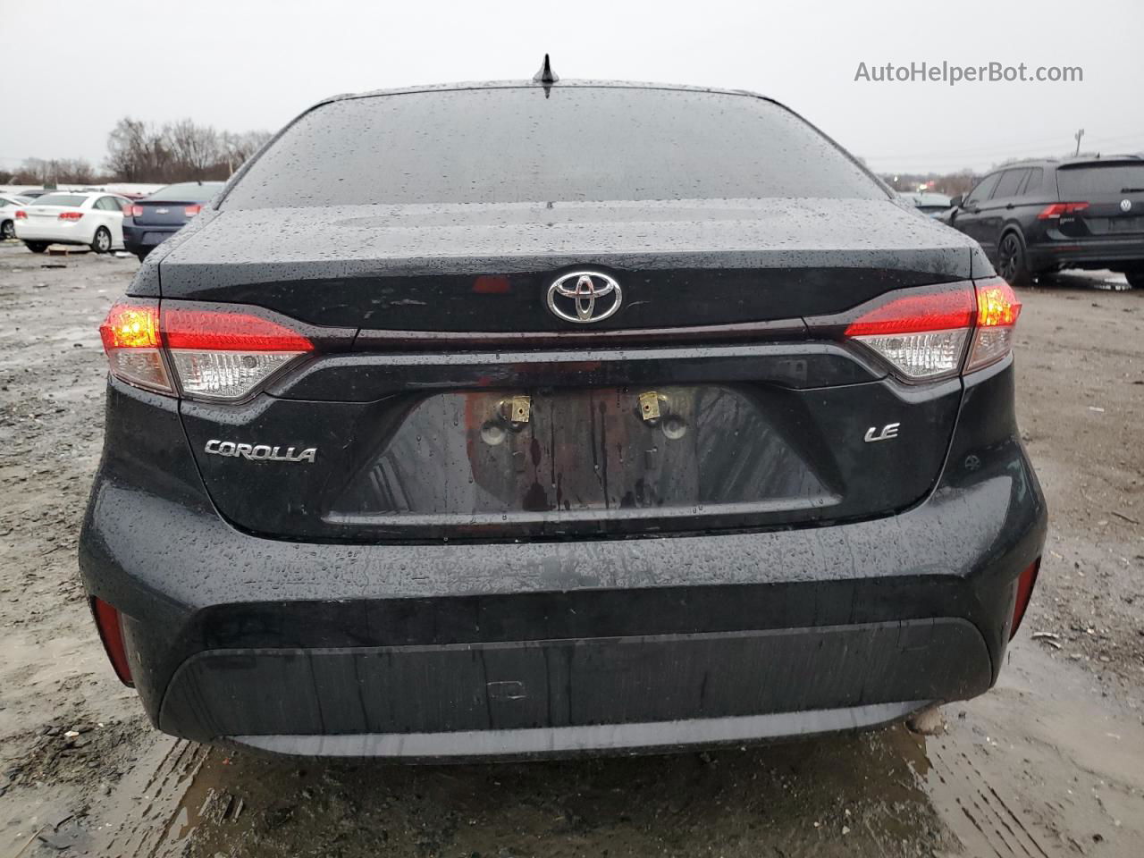 2020 Toyota Corolla Le Black vin: JTDEPRAE0LJ102736