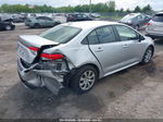 2020 Toyota Corolla Le Silver vin: JTDEPRAE1LJ009952