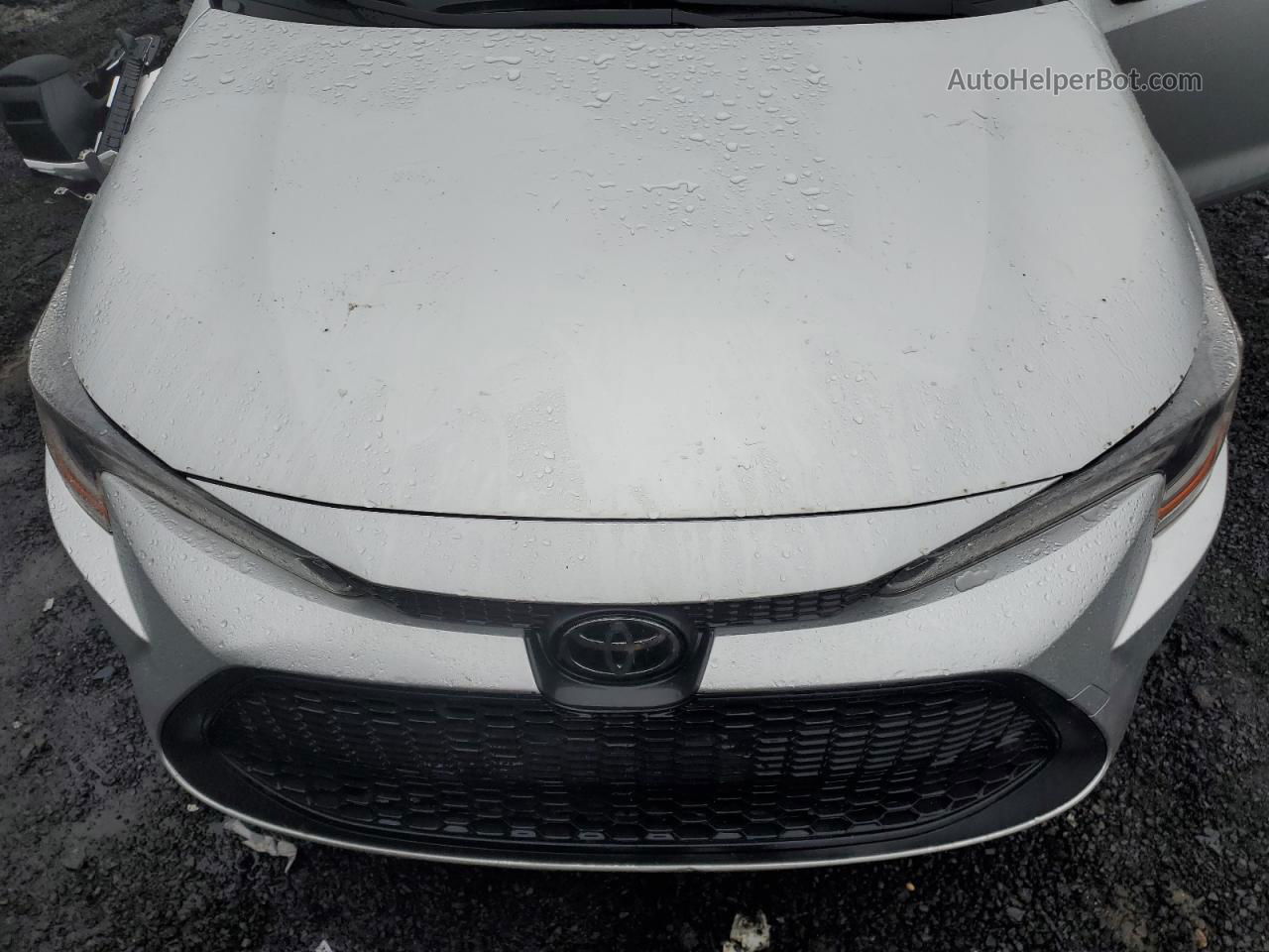 2020 Toyota Corolla Le Silver vin: JTDEPRAE1LJ032812