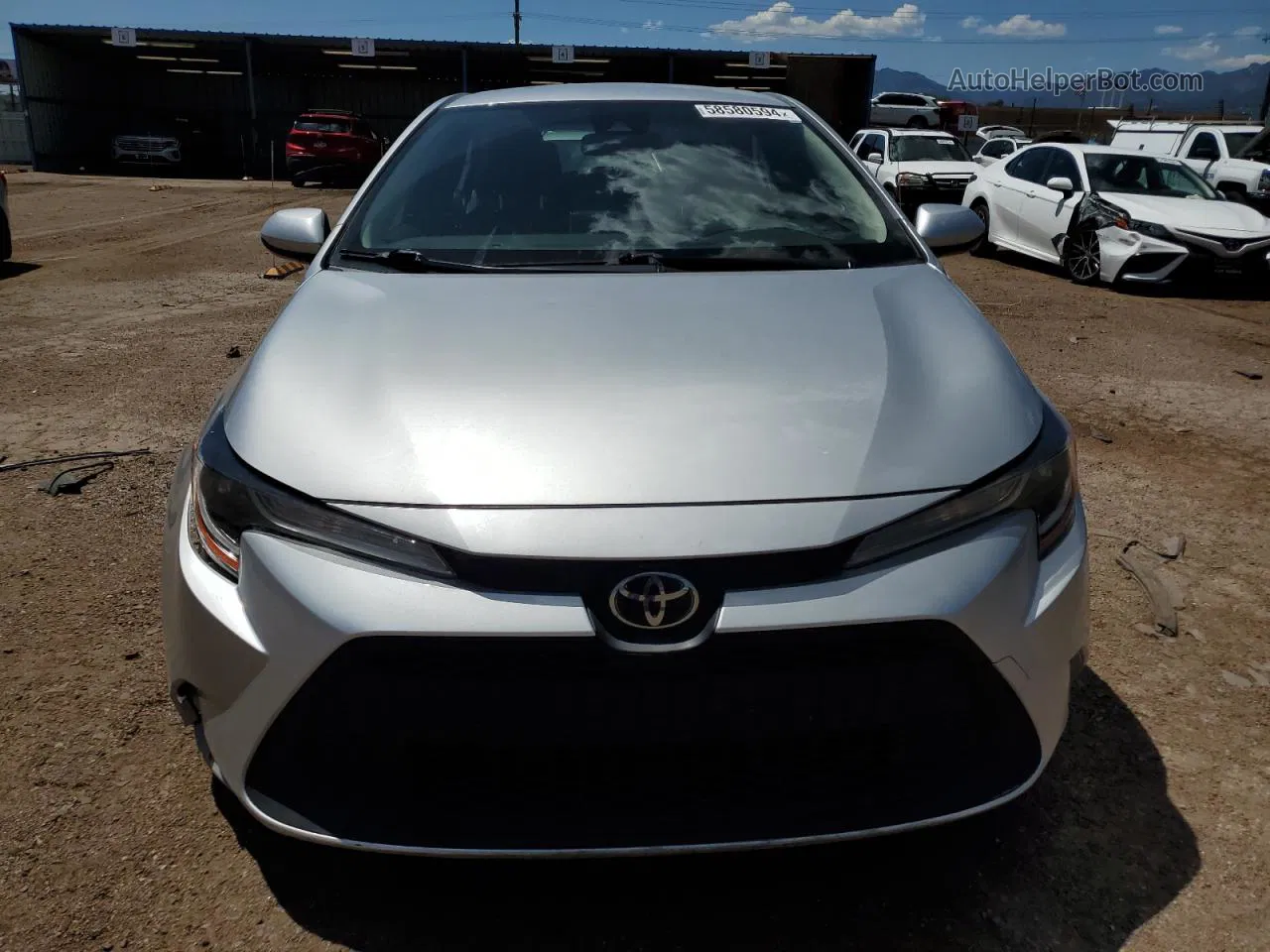 2020 Toyota Corolla Le Silver vin: JTDEPRAE1LJ039033