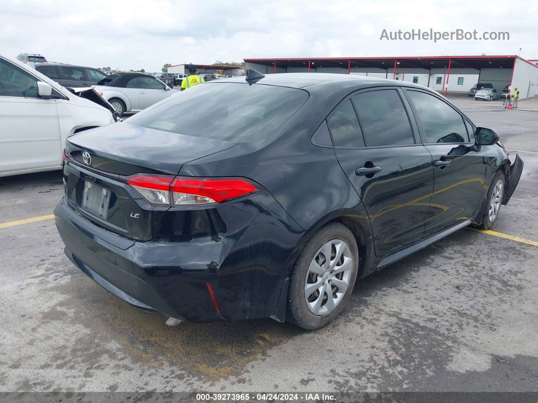 2020 Toyota Corolla Le Black vin: JTDEPRAE1LJ051778