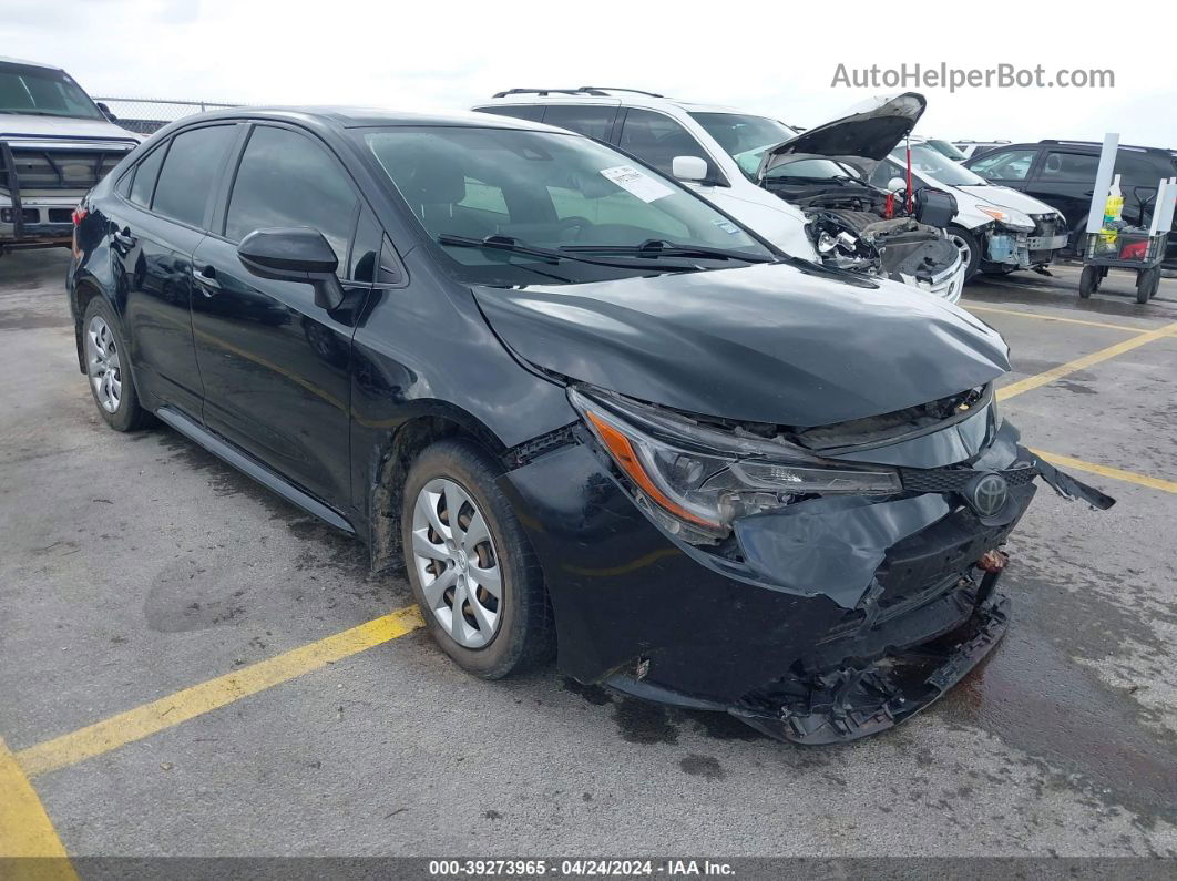 2020 Toyota Corolla Le Черный vin: JTDEPRAE1LJ051778