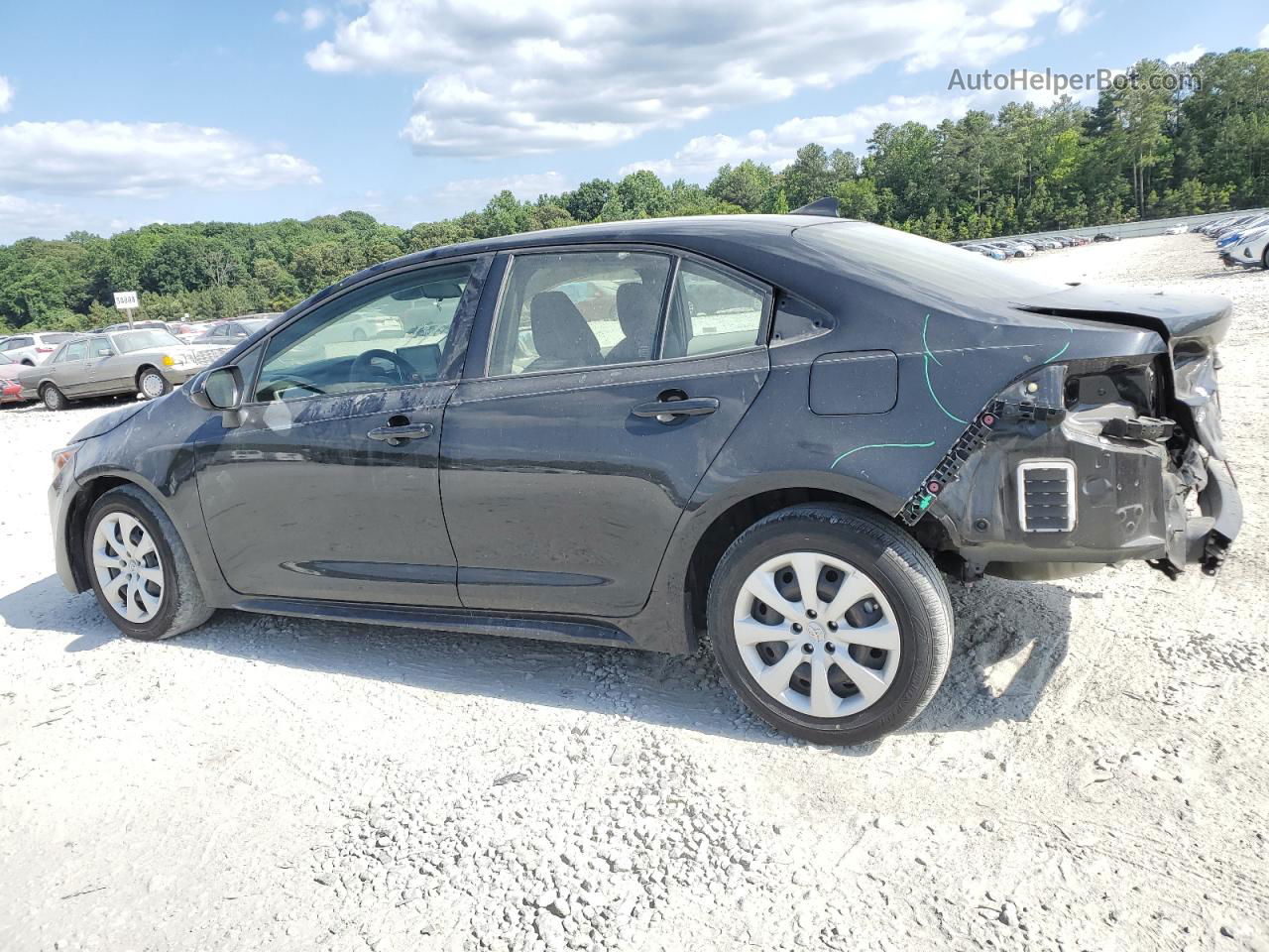 2020 Toyota Corolla Le Black vin: JTDEPRAE1LJ059346