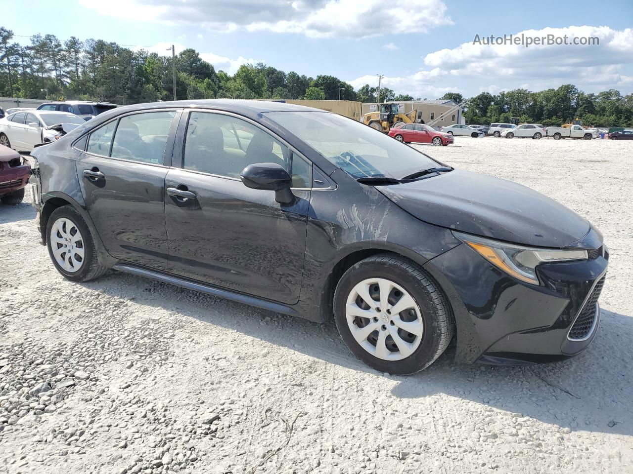 2020 Toyota Corolla Le Black vin: JTDEPRAE1LJ059346