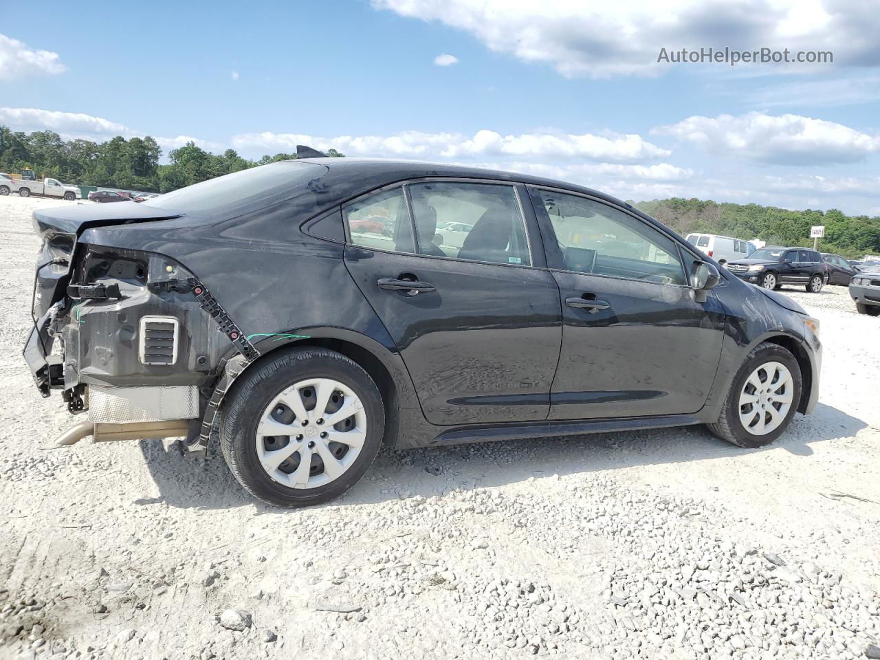 2020 Toyota Corolla Le Black vin: JTDEPRAE1LJ059346