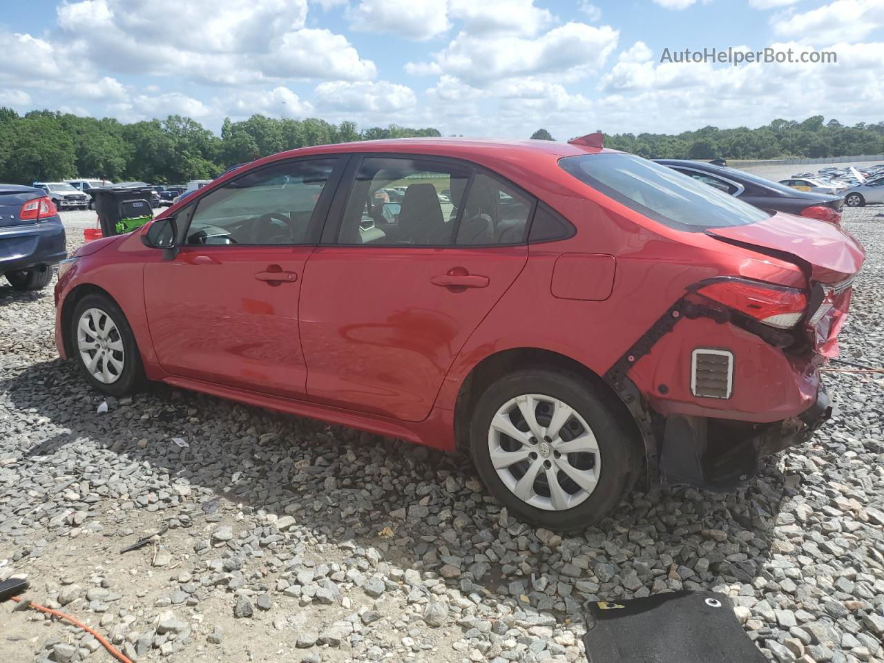 2020 Toyota Corolla Le Red vin: JTDEPRAE1LJ085686