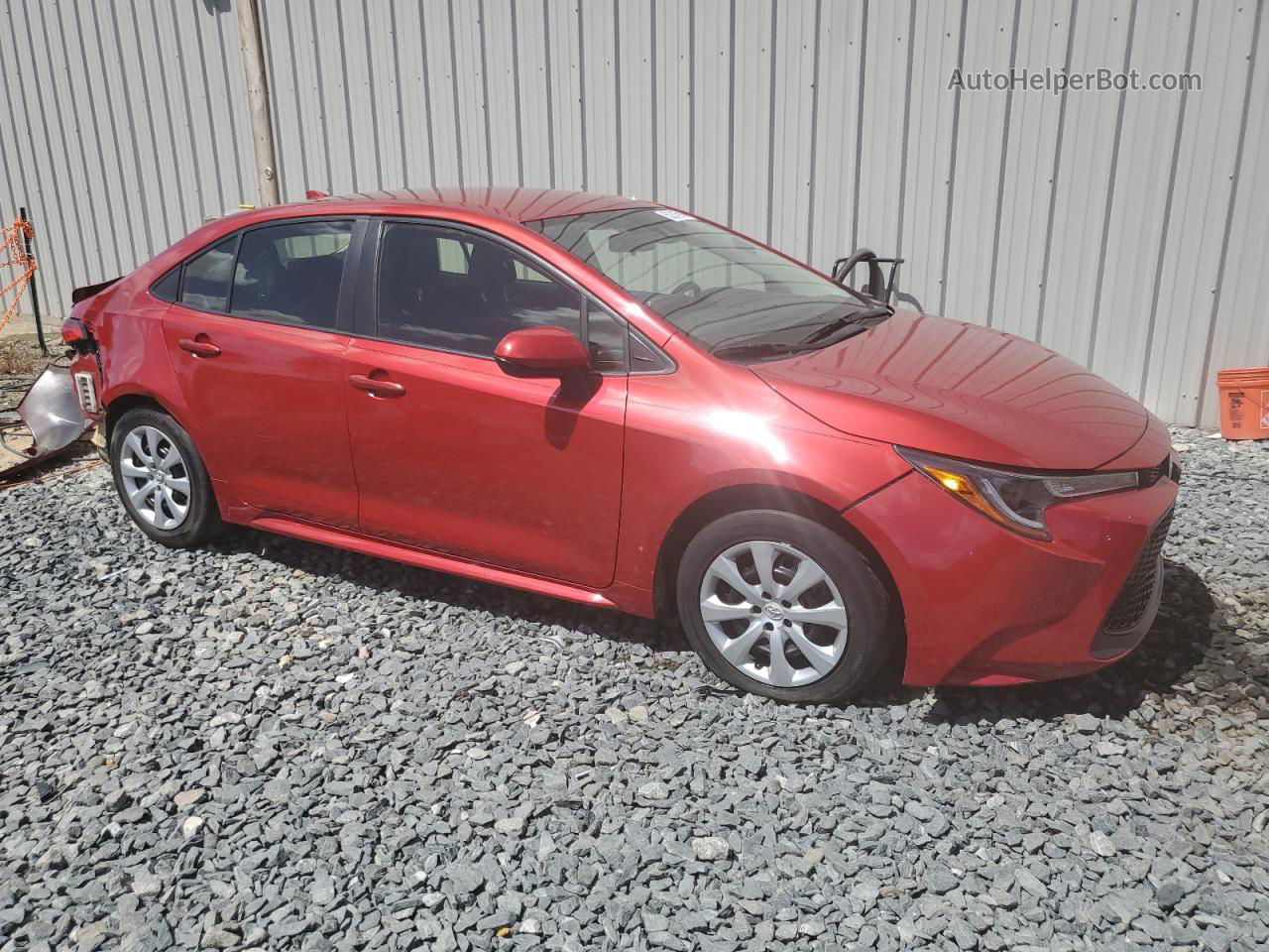 2020 Toyota Corolla Le Red vin: JTDEPRAE1LJ085686