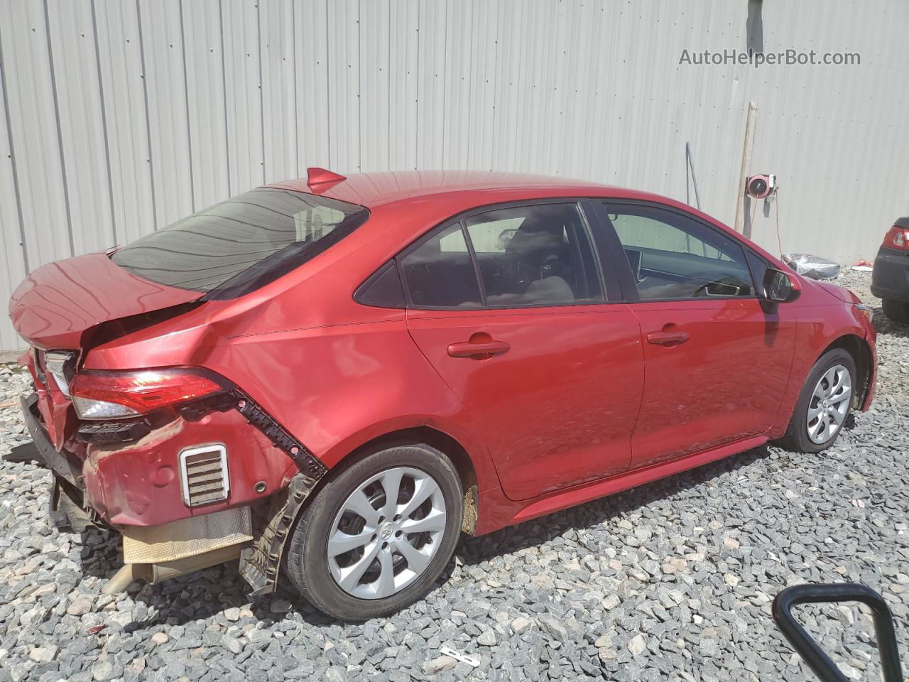 2020 Toyota Corolla Le Red vin: JTDEPRAE1LJ085686