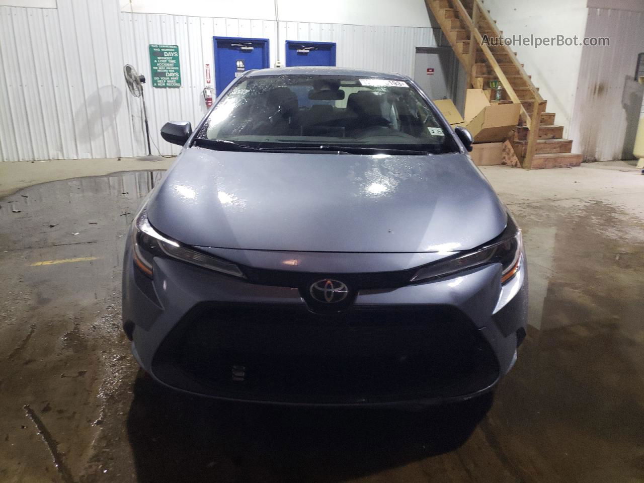 2020 Toyota Corolla Le Синий vin: JTDEPRAE1LJ089298