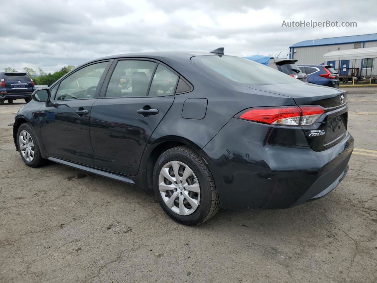 2020 Toyota Corolla Le Черный vin: JTDEPRAE1LJ093285