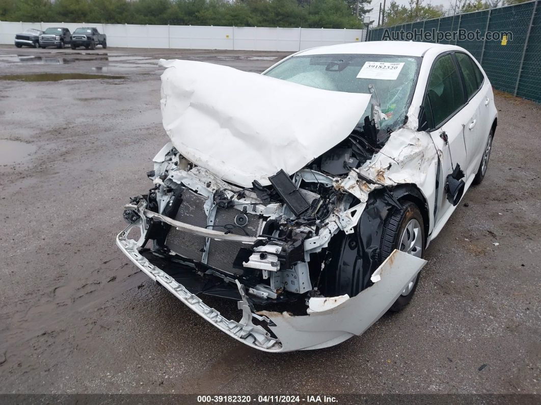 2020 Toyota Corolla Le White vin: JTDEPRAE2LJ038229