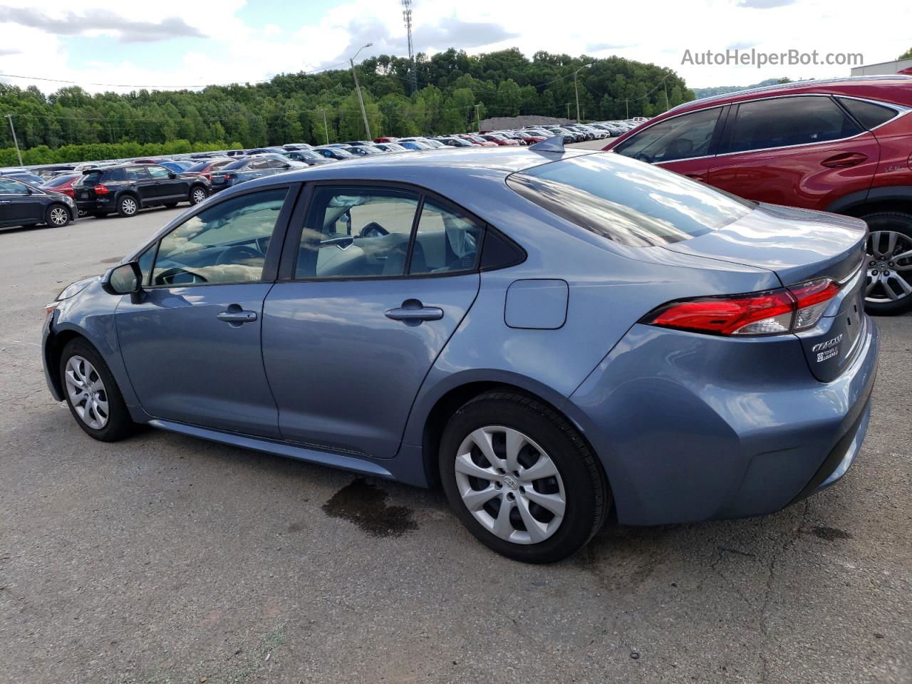 2020 Toyota Corolla Le Blue vin: JTDEPRAE2LJ051787