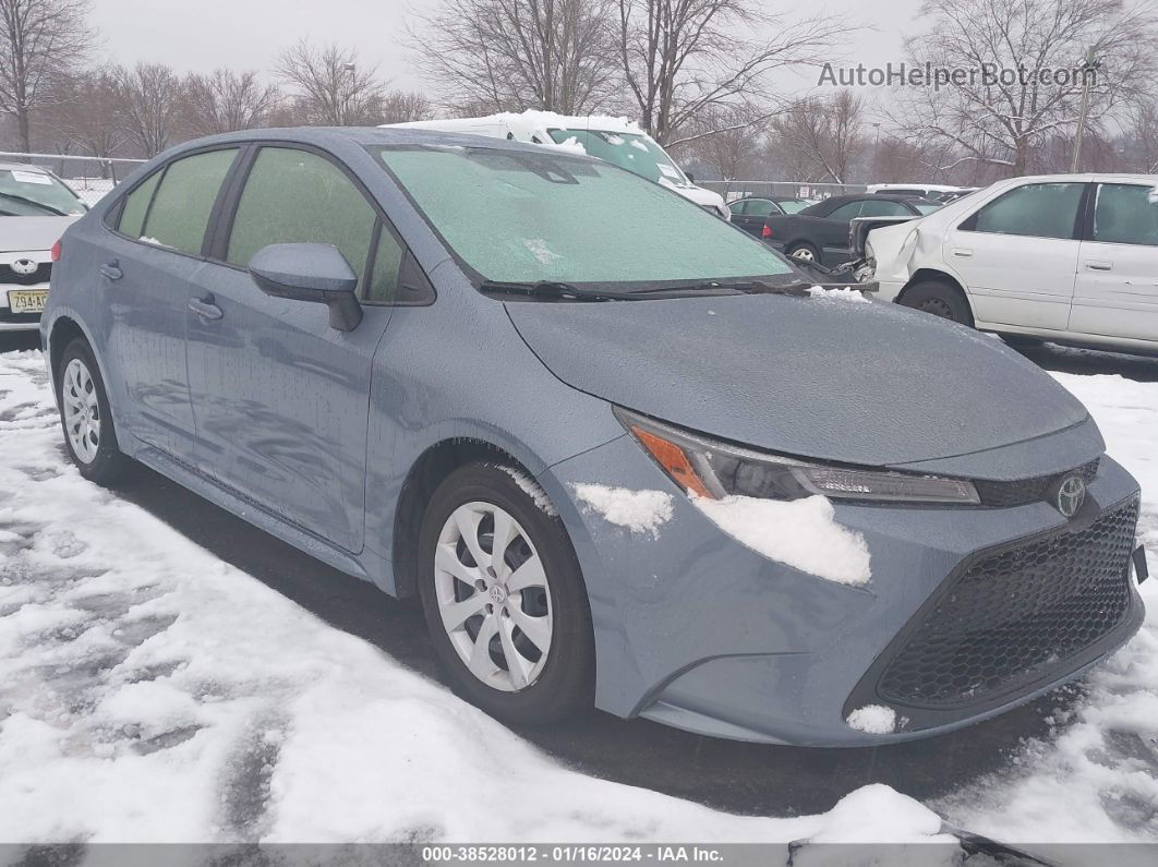 2020 Toyota Corolla Le Light Blue vin: JTDEPRAE2LJ096938