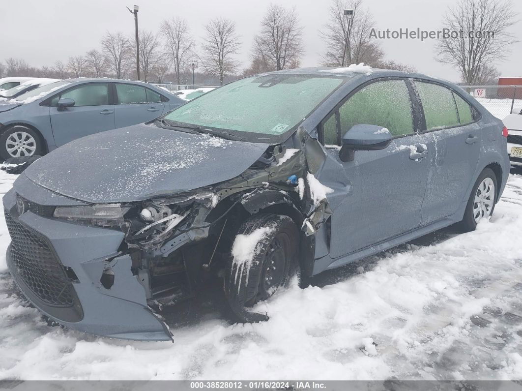 2020 Toyota Corolla Le Light Blue vin: JTDEPRAE2LJ096938