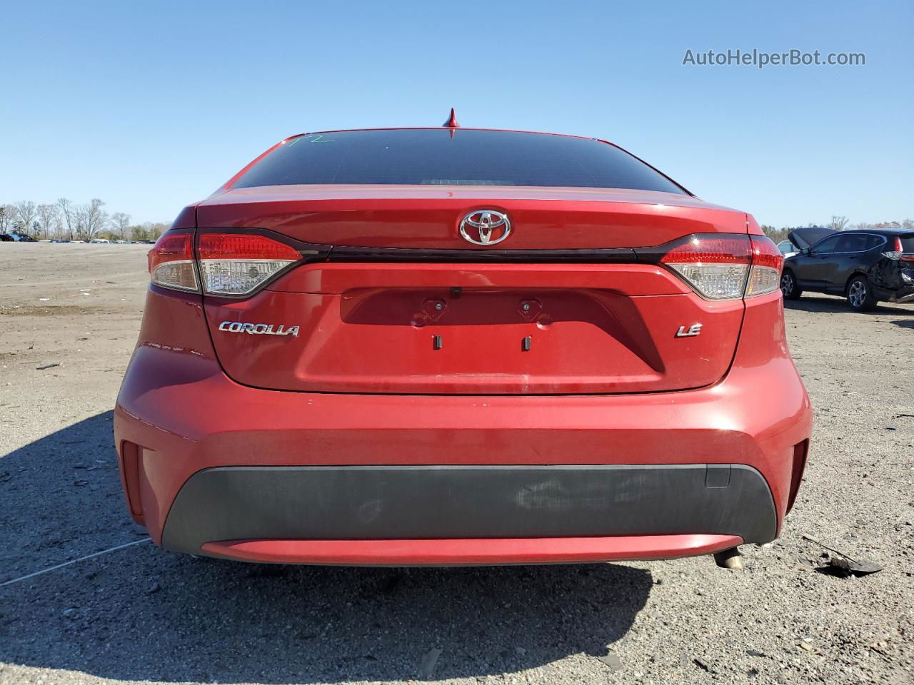 2020 Toyota Corolla Le Red vin: JTDEPRAE2LJ096941