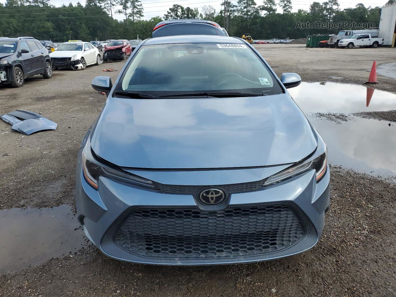 2020 Toyota Corolla Le Blue vin: JTDEPRAE2LJ102415