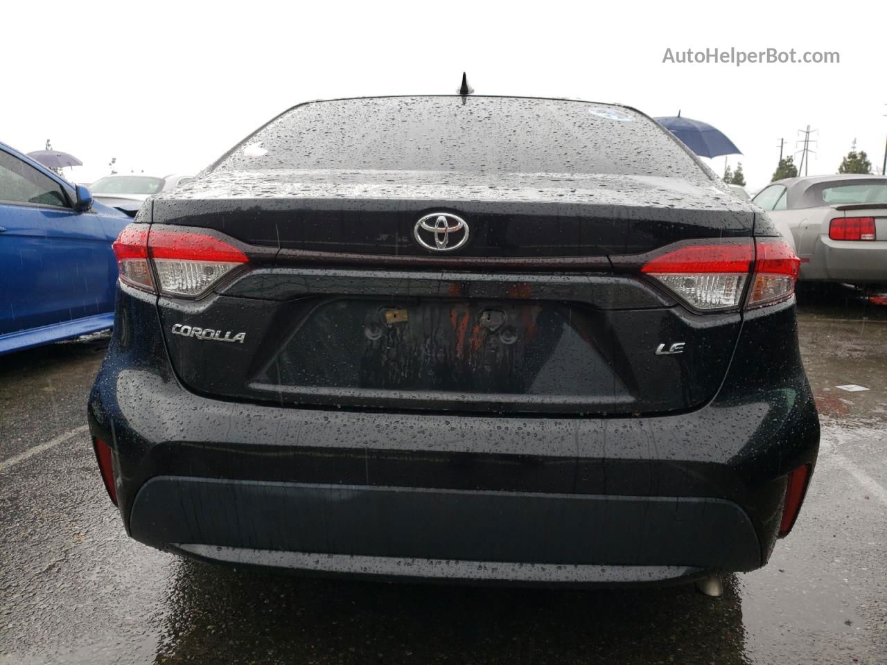 2020 Toyota Corolla Le Black vin: JTDEPRAE3LJ022363