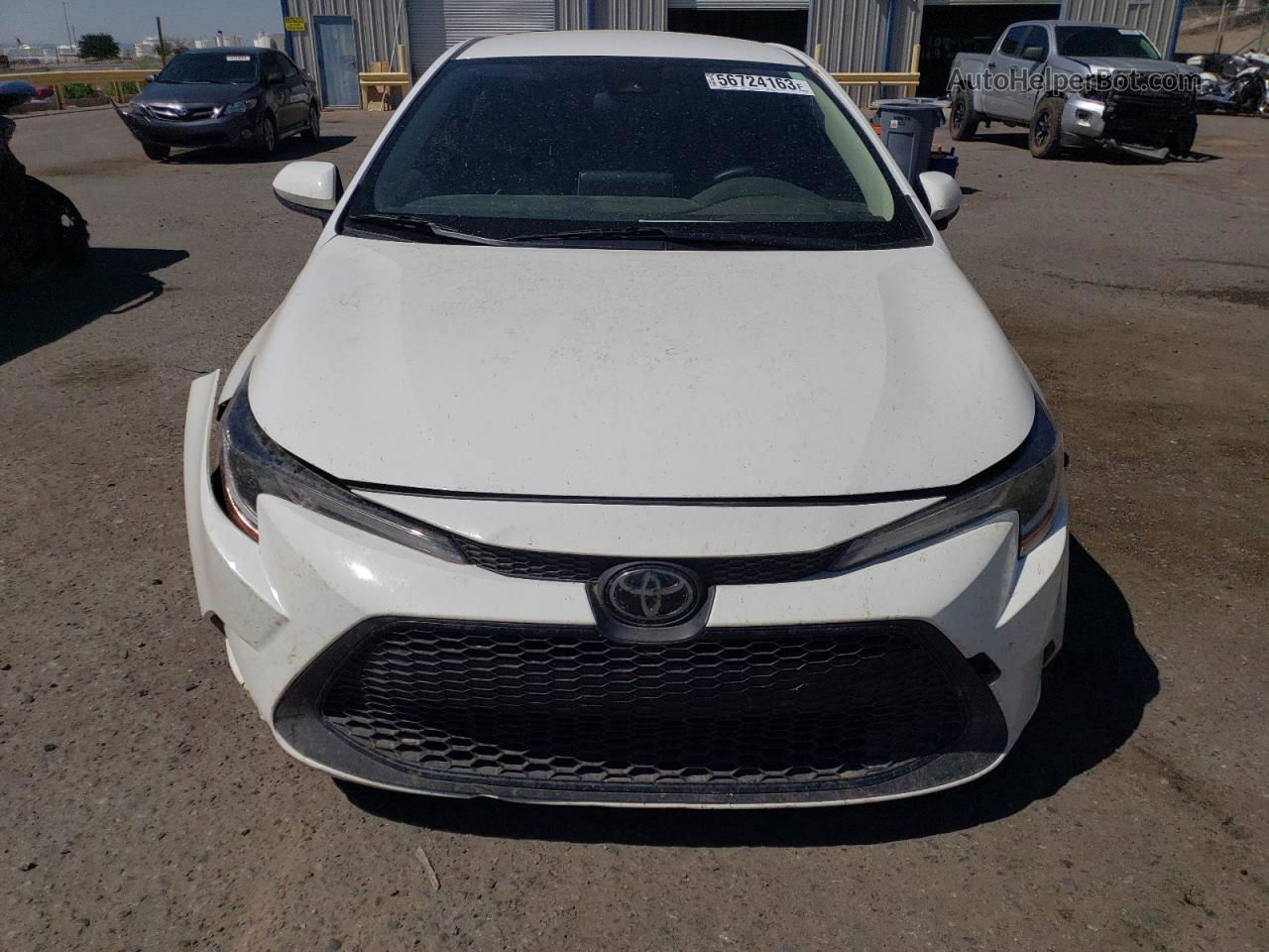 2020 Toyota Corolla Le White vin: JTDEPRAE3LJ025845