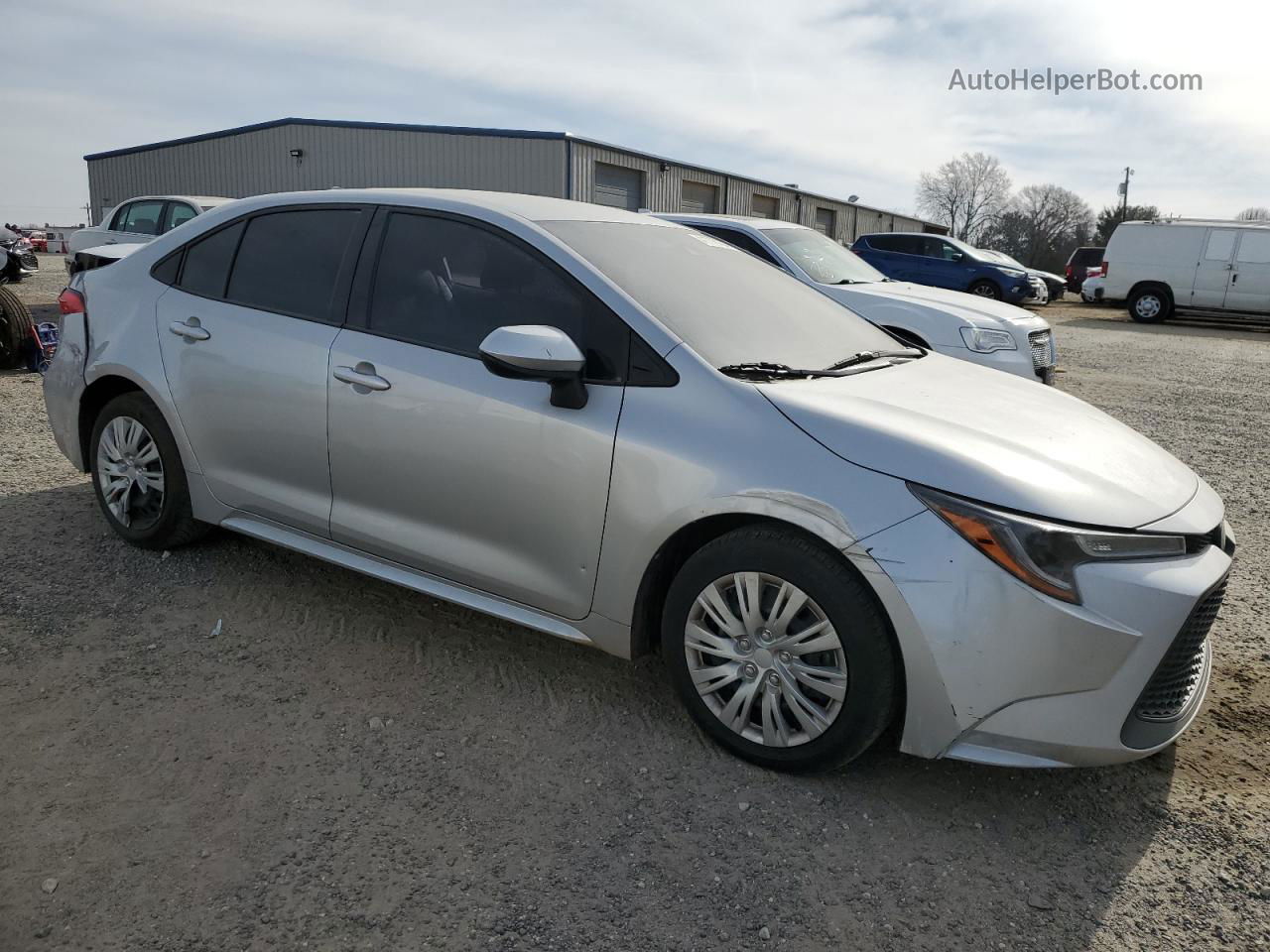 2020 Toyota Corolla Le Silver vin: JTDEPRAE3LJ071384