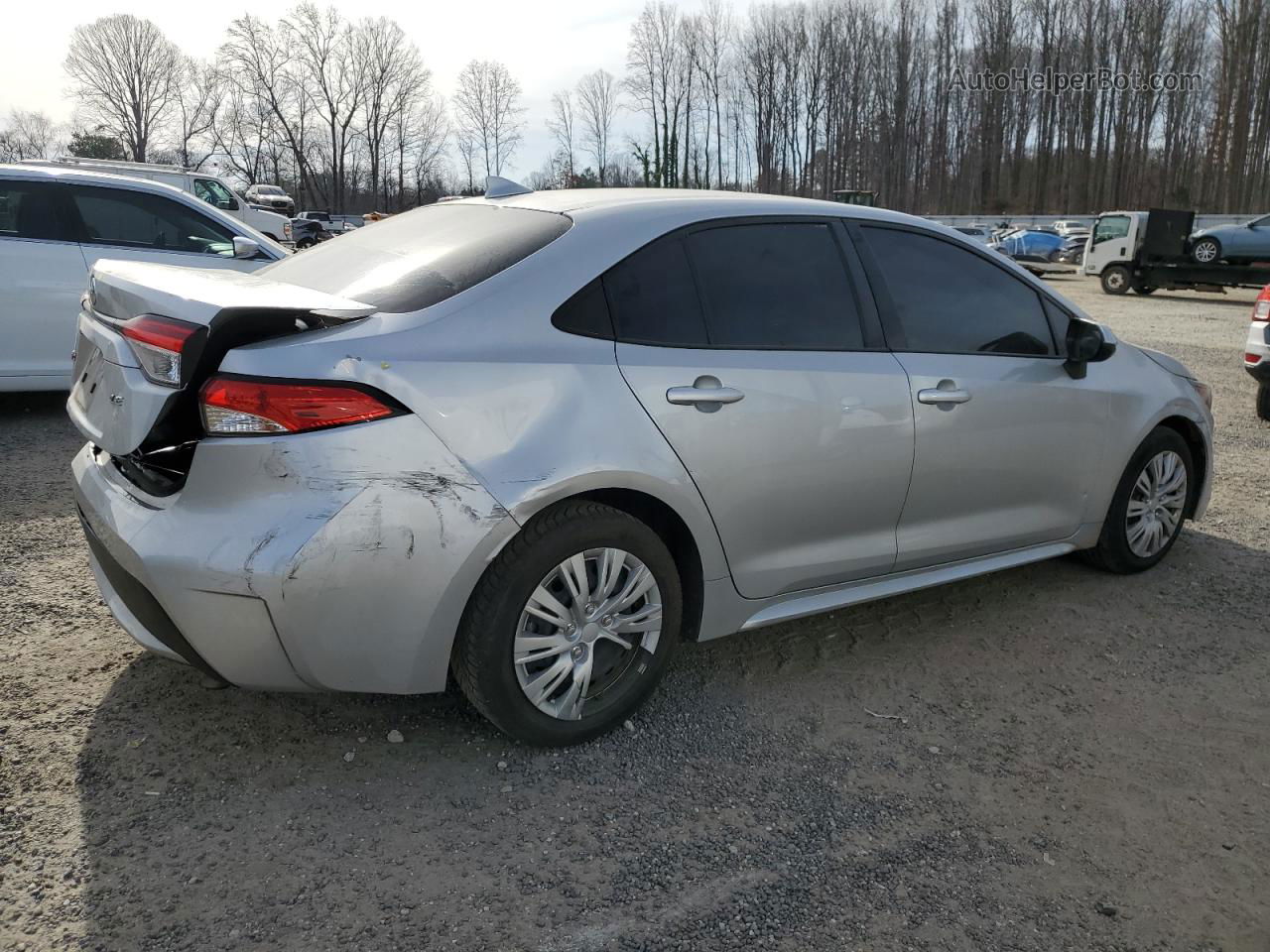 2020 Toyota Corolla Le Silver vin: JTDEPRAE3LJ071384