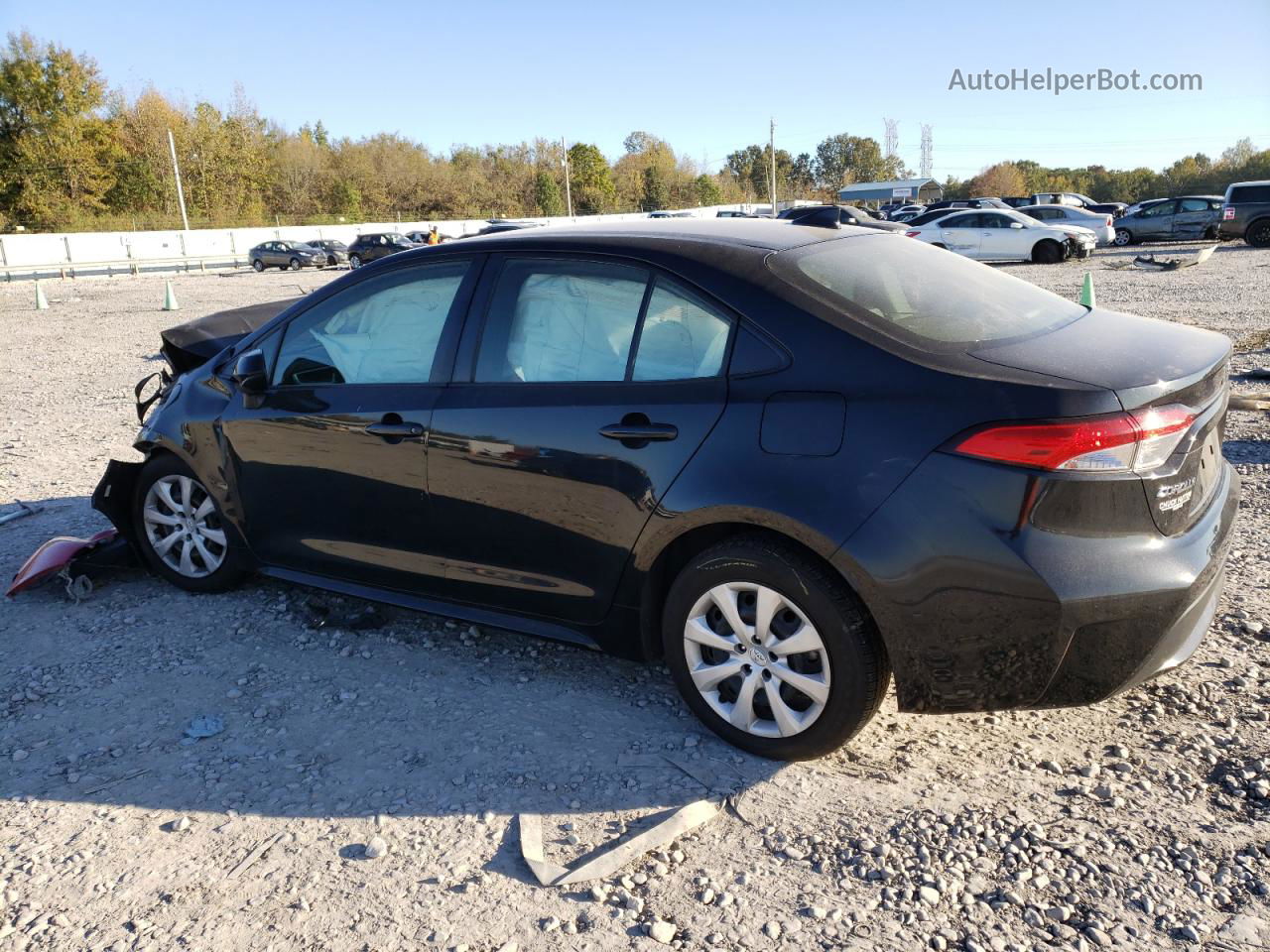 2020 Toyota Corolla Le Black vin: JTDEPRAE3LJ097287