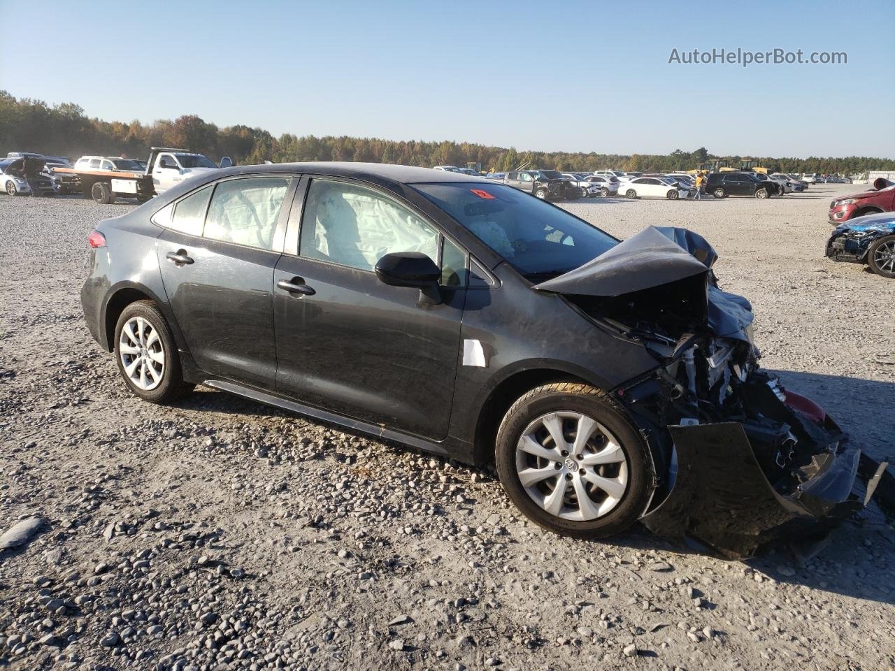 2020 Toyota Corolla Le Black vin: JTDEPRAE3LJ097287