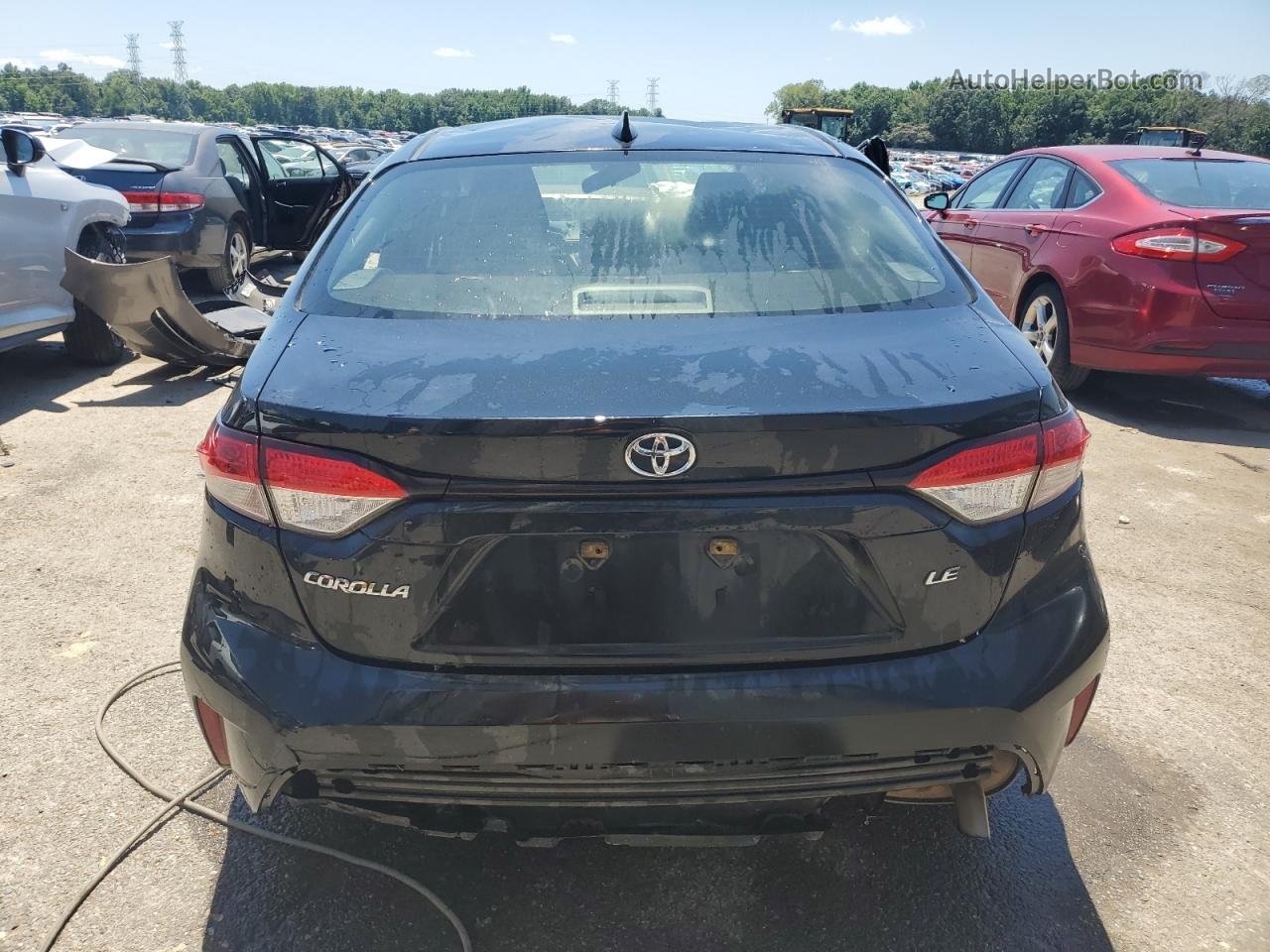 2020 Toyota Corolla Le Black vin: JTDEPRAE4LJ030469