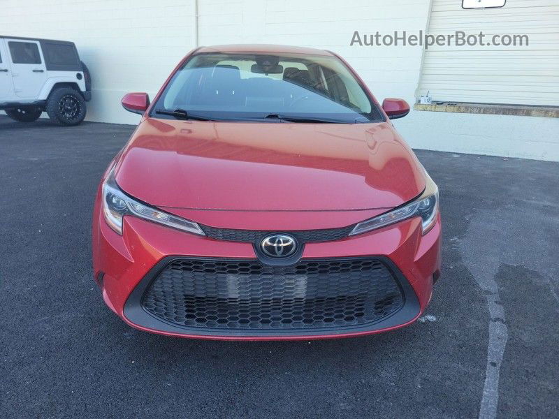 2020 Toyota Corolla Le Red vin: JTDEPRAE4LJ031721