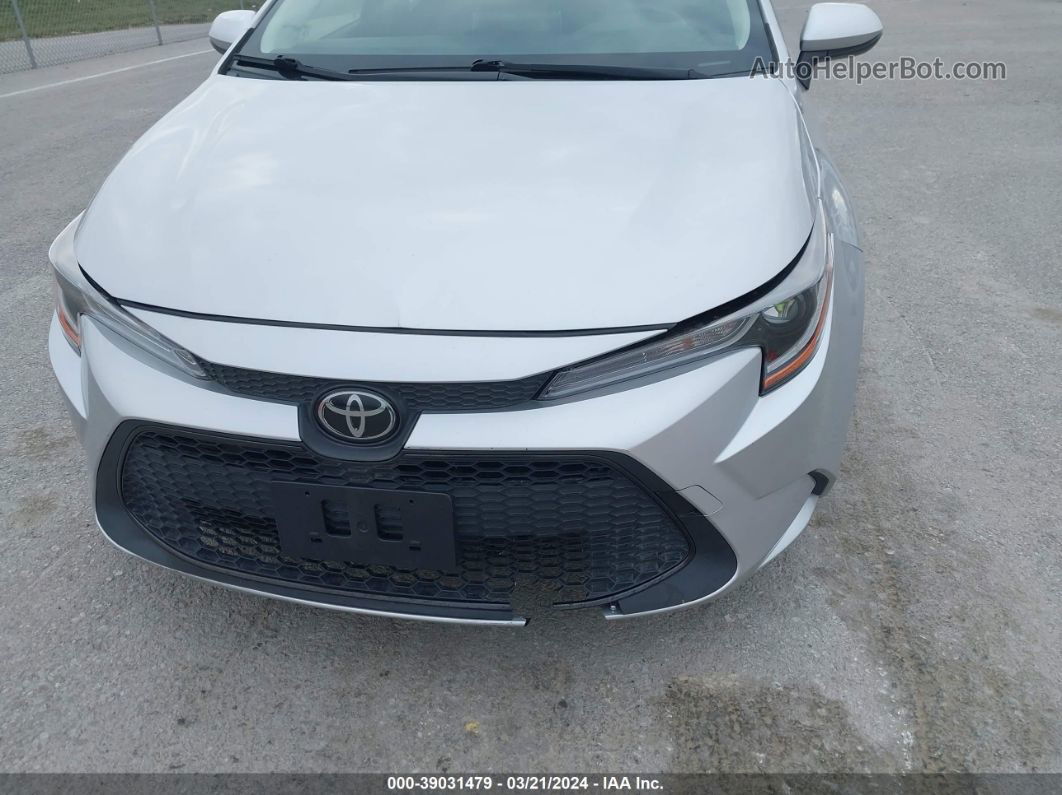 2020 Toyota Corolla Le Silver vin: JTDEPRAE4LJ036109