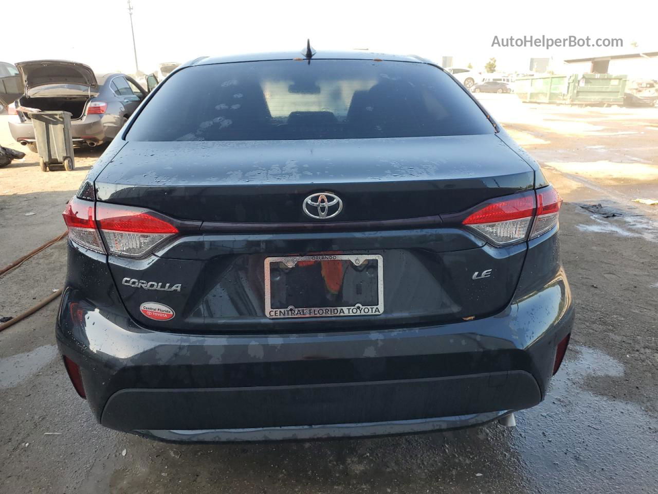 2020 Toyota Corolla Le Black vin: JTDEPRAE4LJ043626