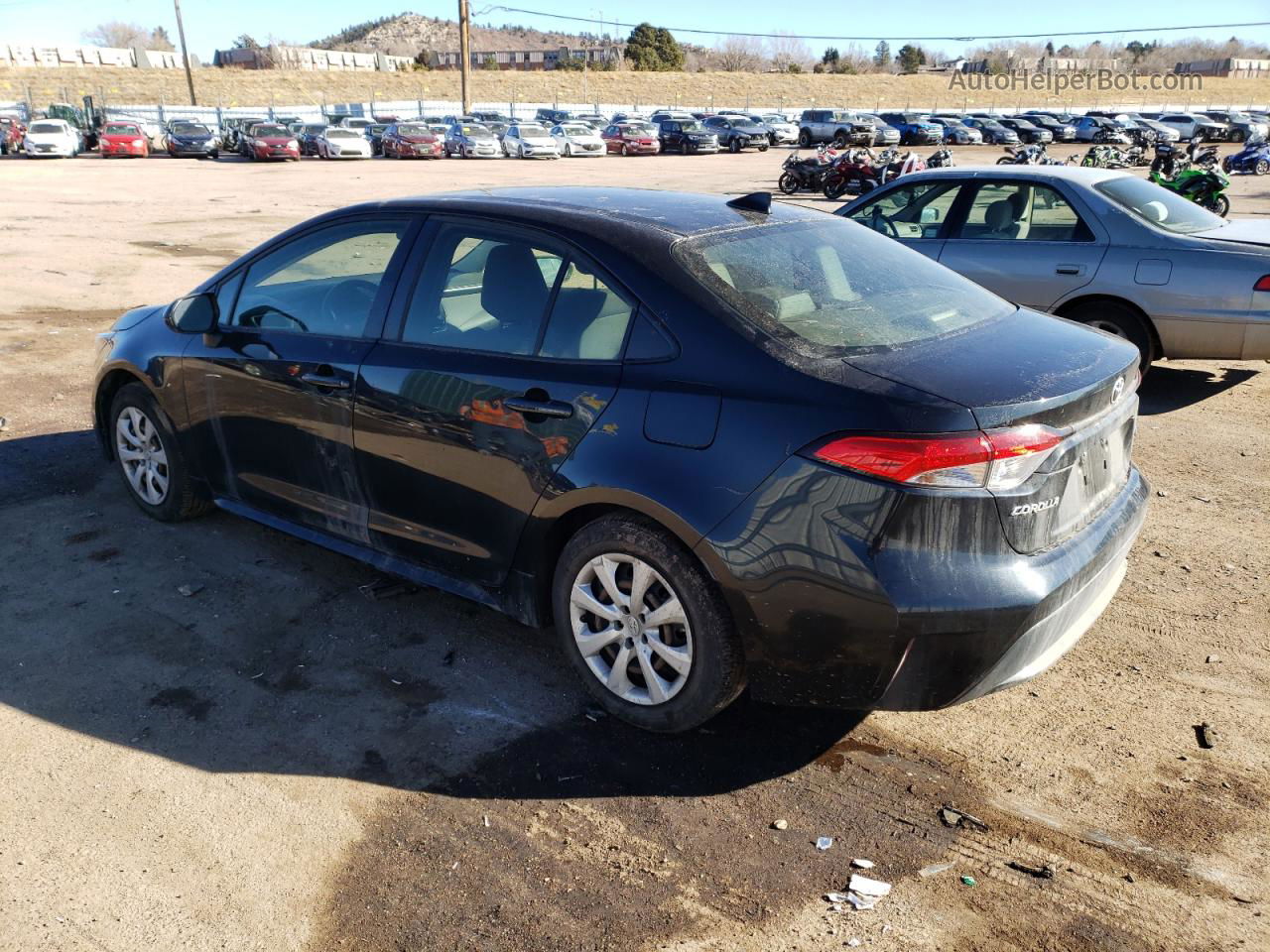 2020 Toyota Corolla Le Black vin: JTDEPRAE4LJ051452