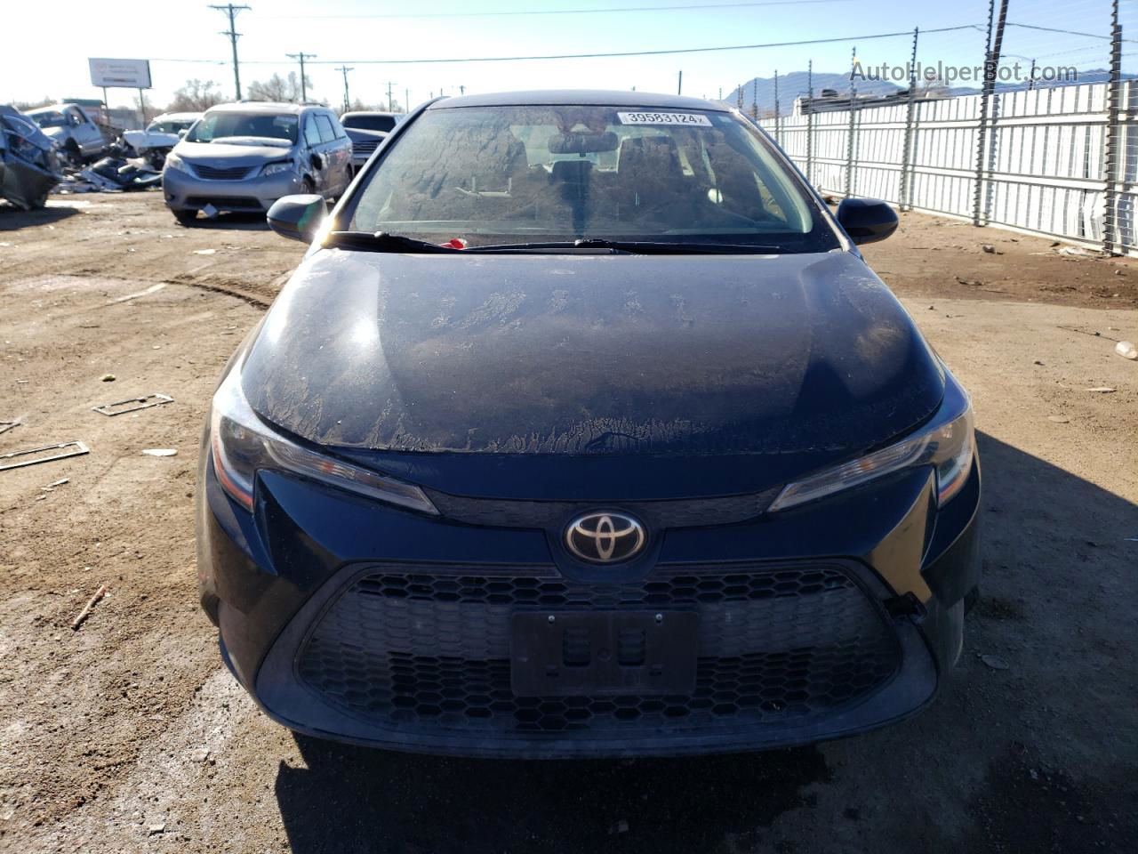 2020 Toyota Corolla Le Black vin: JTDEPRAE4LJ051452