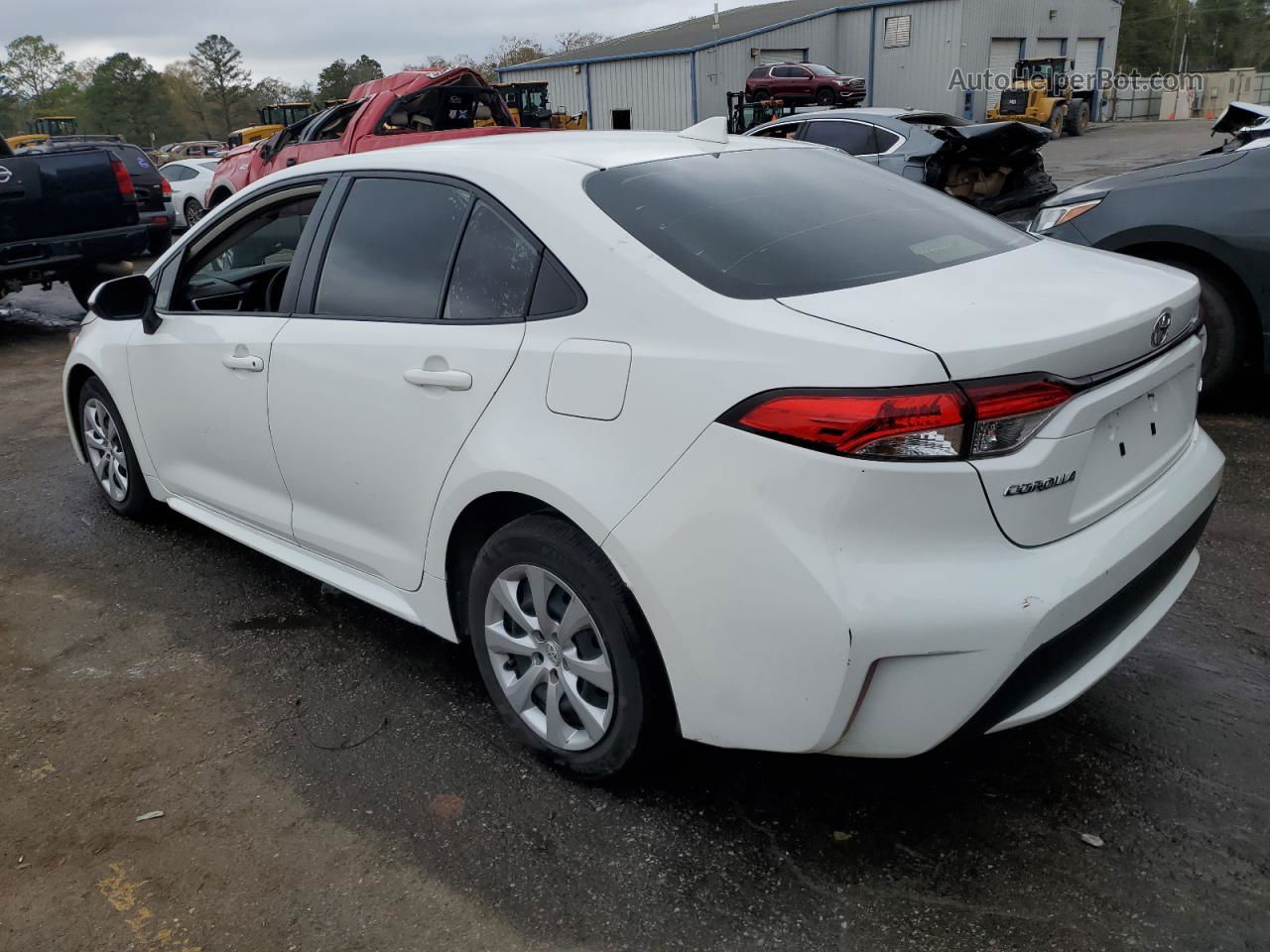 2020 Toyota Corolla Le White vin: JTDEPRAE4LJ097816