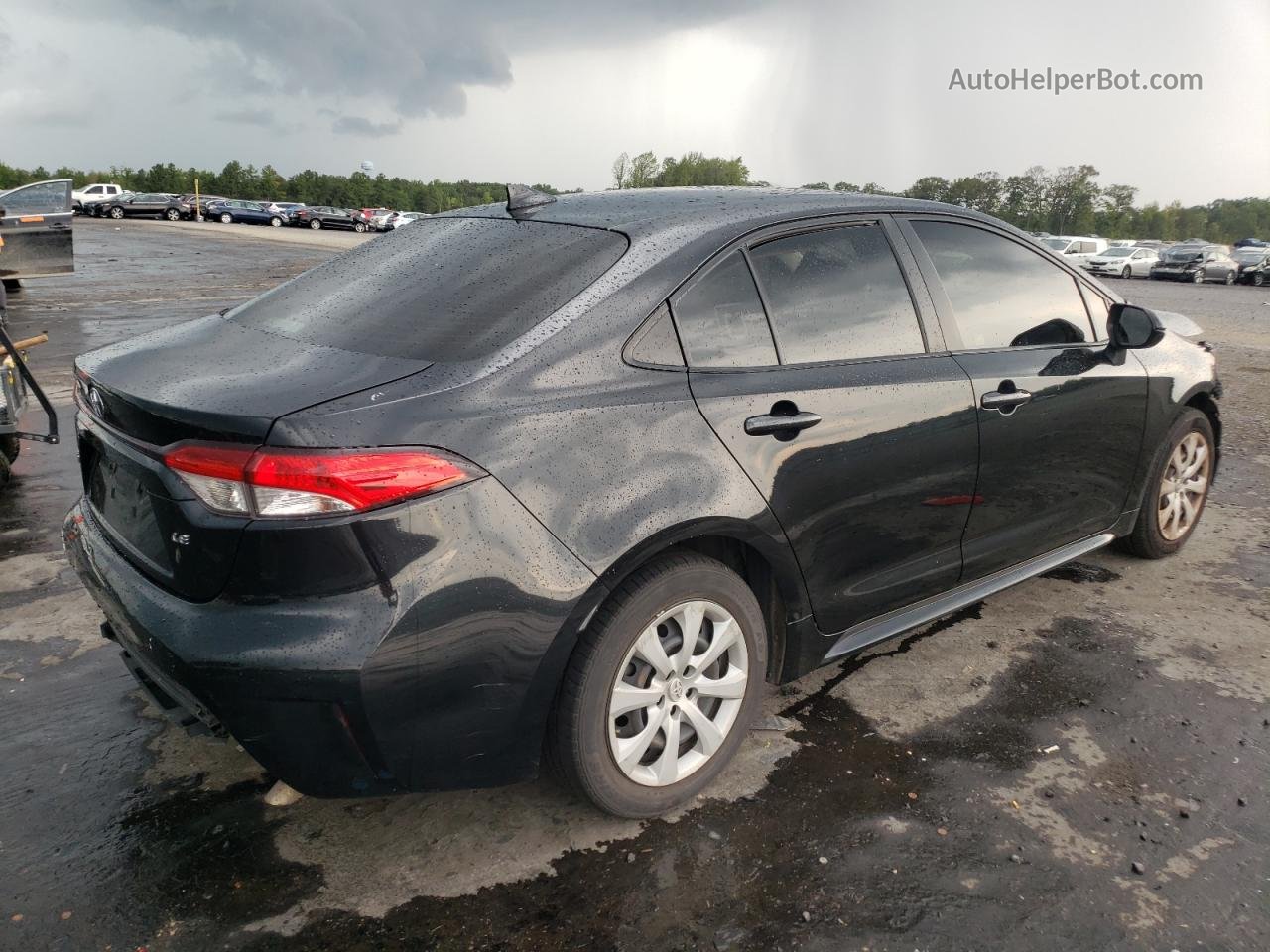 2020 Toyota Corolla Le Black vin: JTDEPRAE5LJ019593