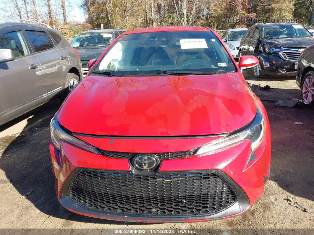 2020 Toyota Corolla Le Red vin: JTDEPRAE5LJ025345