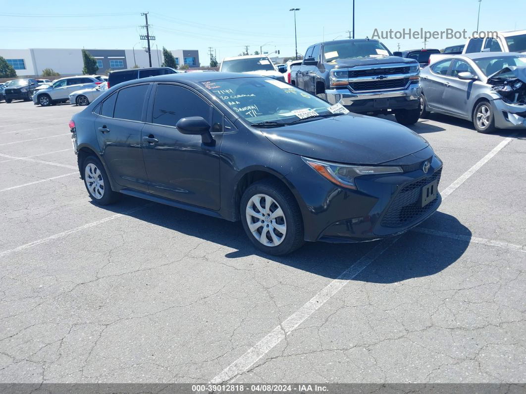 2020 Toyota Corolla Le Black vin: JTDEPRAE5LJ029931