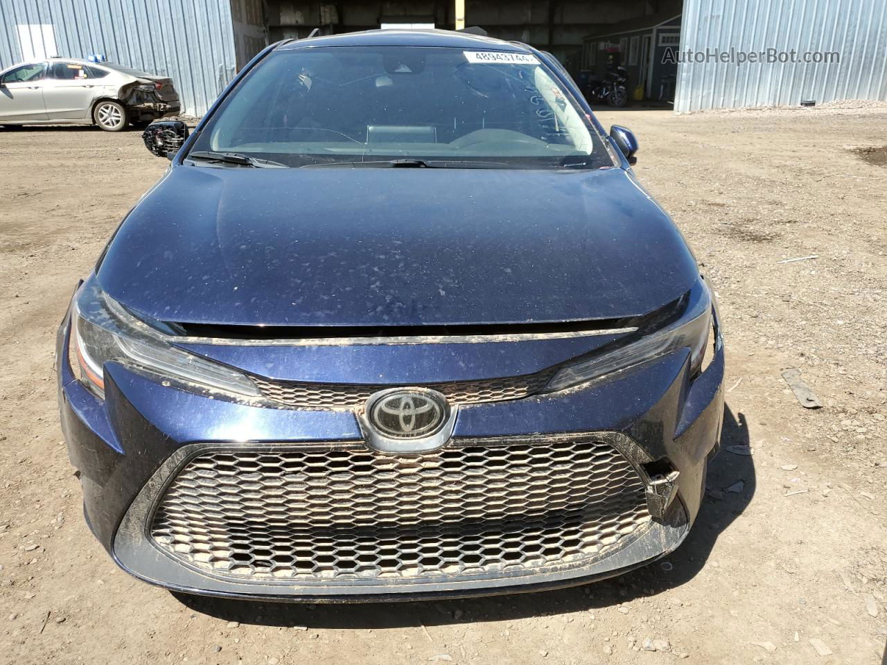 2020 Toyota Corolla Le Синий vin: JTDEPRAE5LJ038659