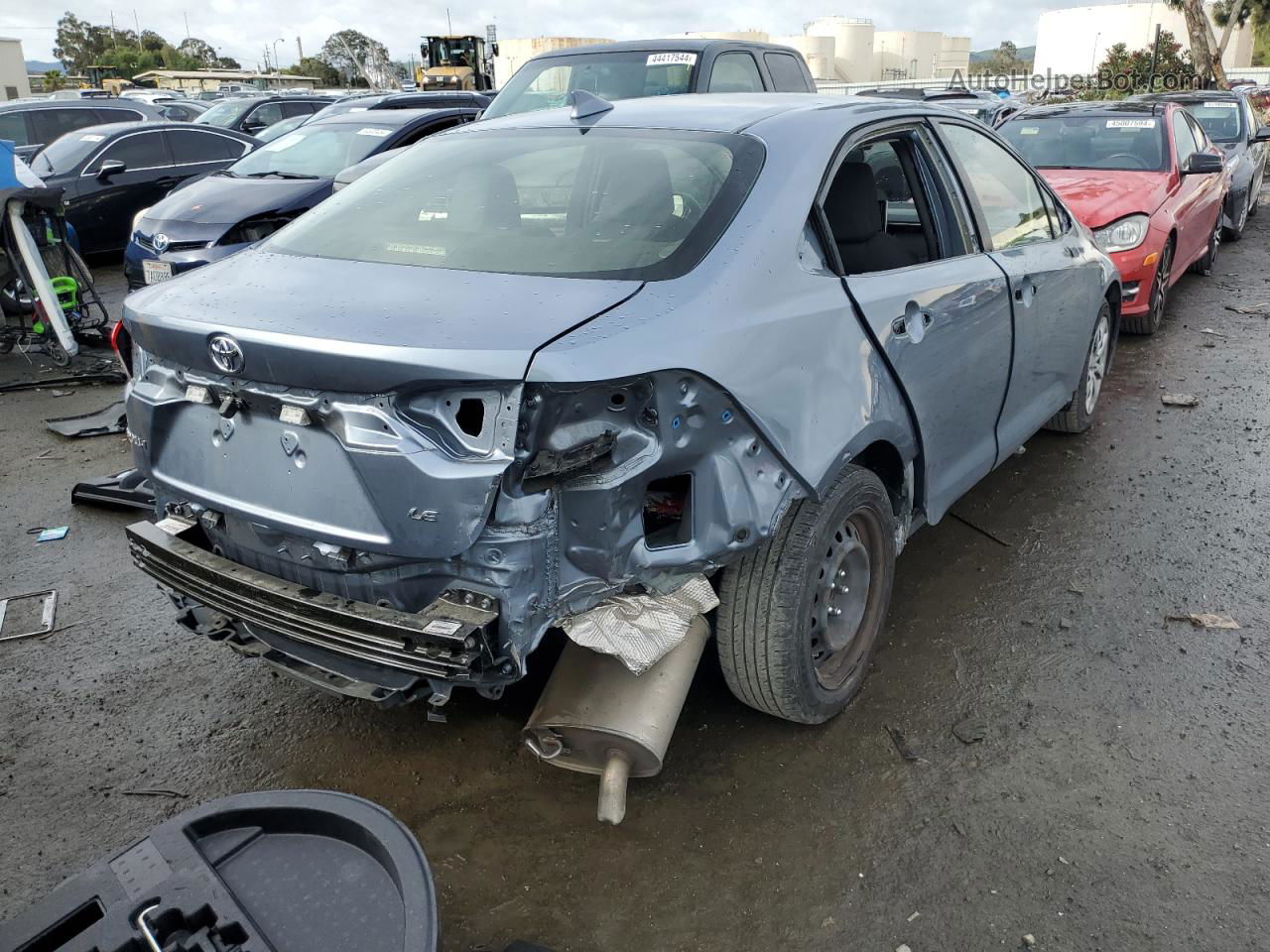 2020 Toyota Corolla Le Silver vin: JTDEPRAE5LJ052657