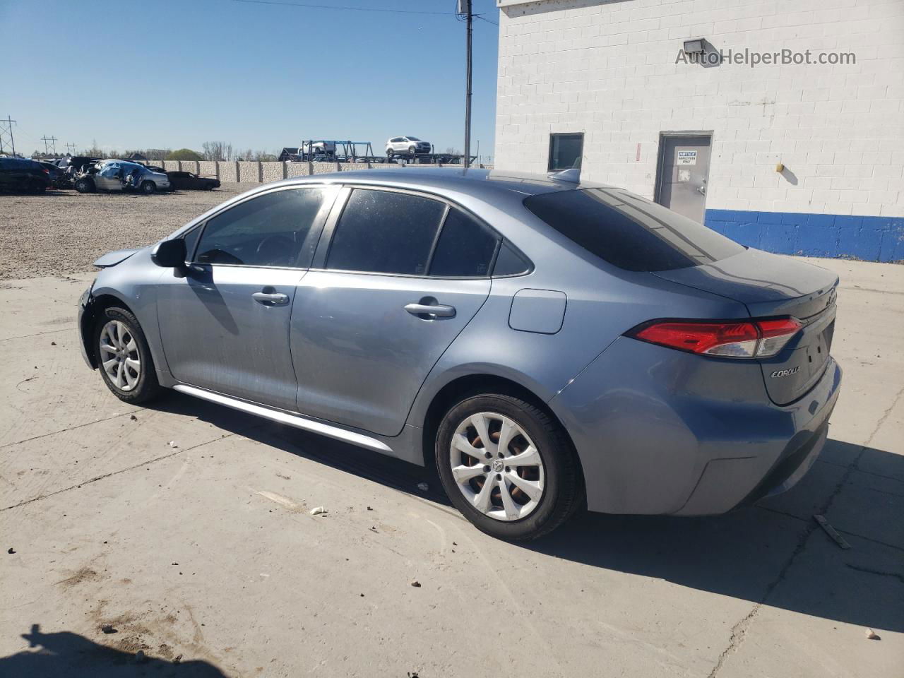 2020 Toyota Corolla Le Blue vin: JTDEPRAE5LJ052741