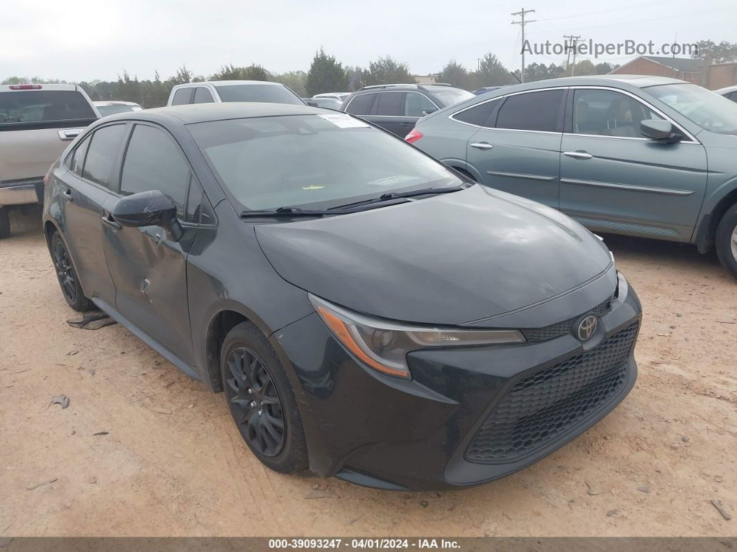 2020 Toyota Corolla Le Черный vin: JTDEPRAE5LJ059348