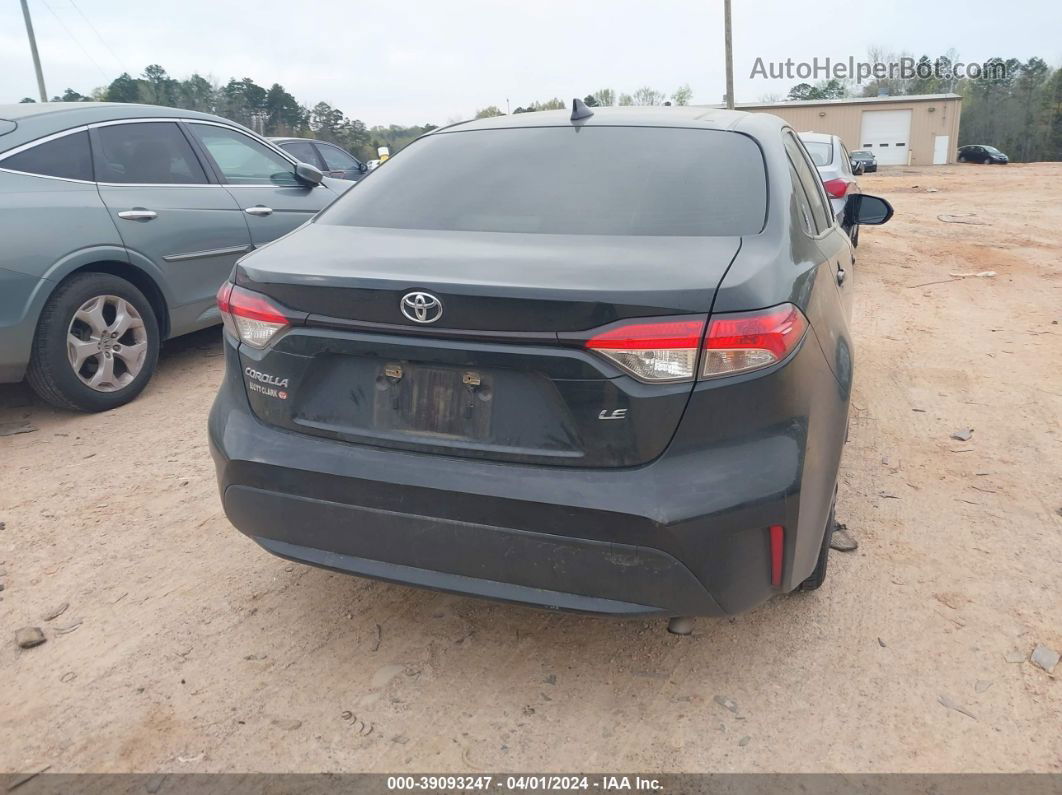 2020 Toyota Corolla Le Черный vin: JTDEPRAE5LJ059348