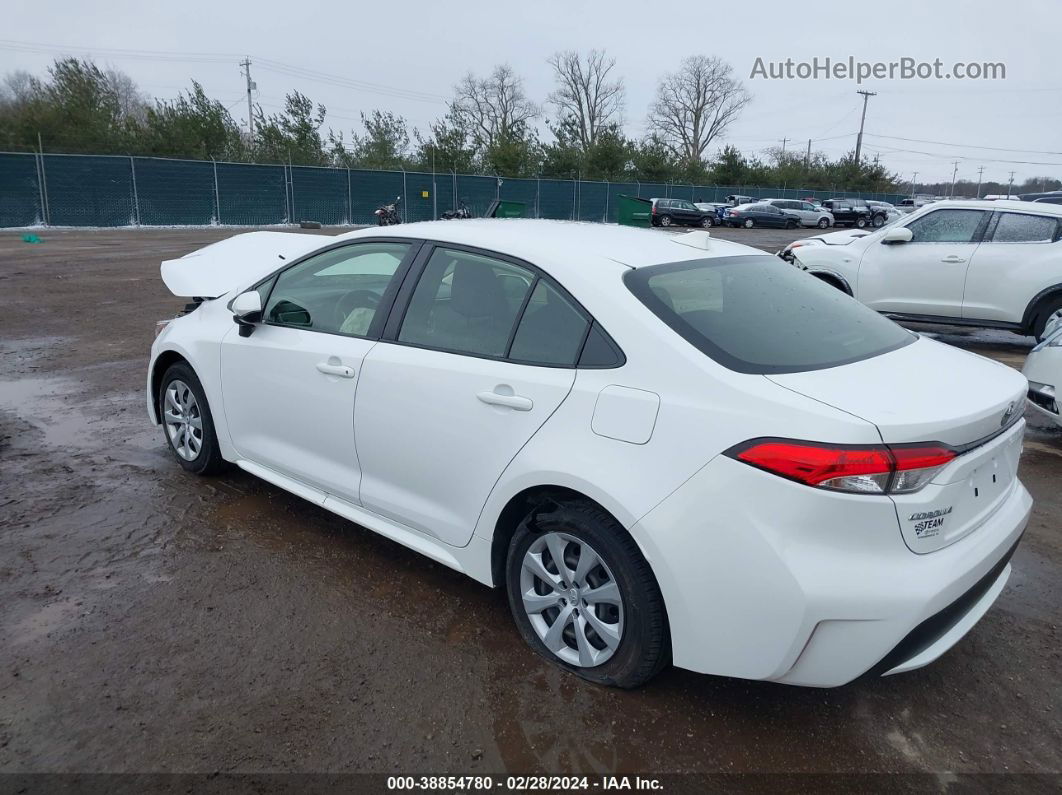 2020 Toyota Corolla Le White vin: JTDEPRAE5LJ087358