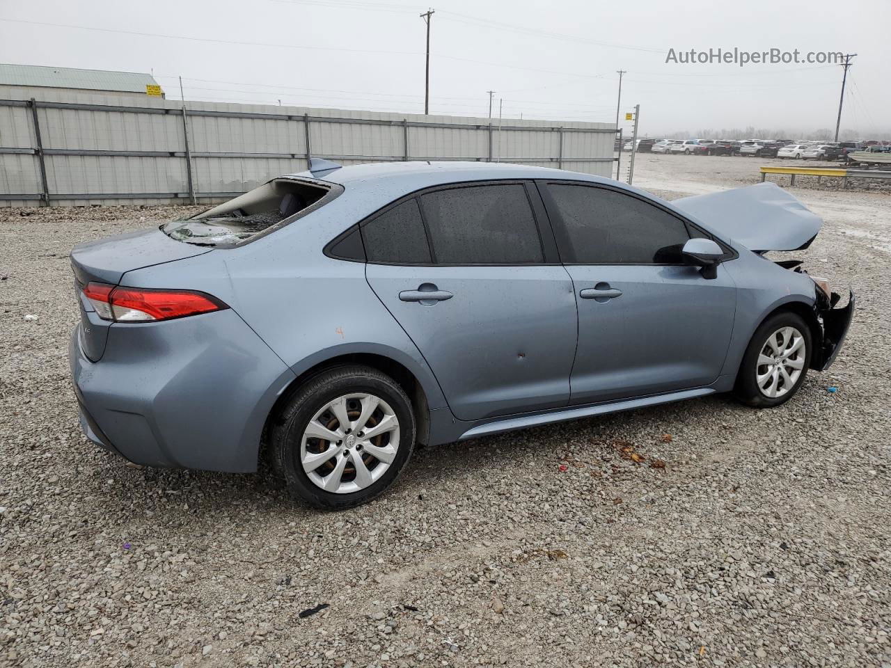 2020 Toyota Corolla Le Blue vin: JTDEPRAE5LJ094858