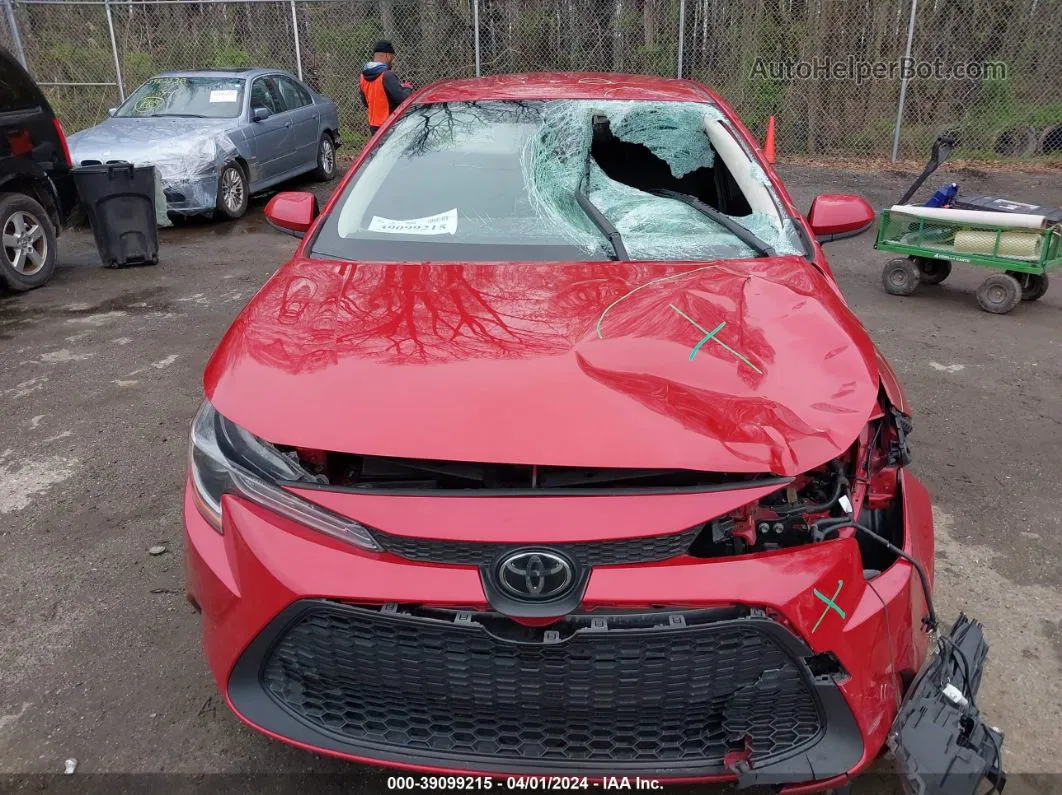 2020 Toyota Corolla Le Red vin: JTDEPRAE5LJ095654