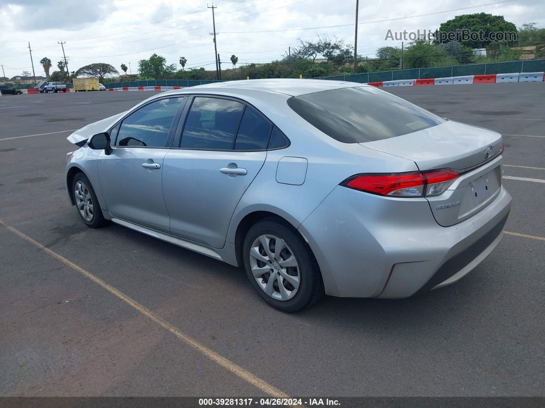 2020 Toyota Corolla Le Silver vin: JTDEPRAE5LJ101680