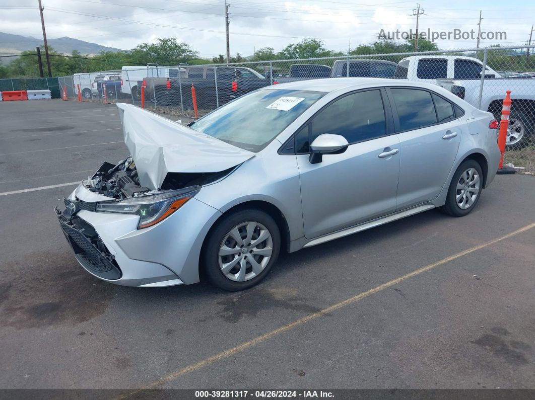 2020 Toyota Corolla Le Silver vin: JTDEPRAE5LJ101680