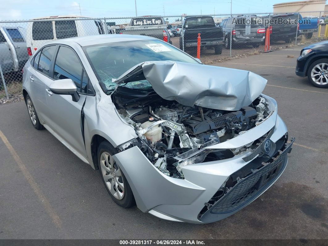 2020 Toyota Corolla Le Silver vin: JTDEPRAE5LJ101680