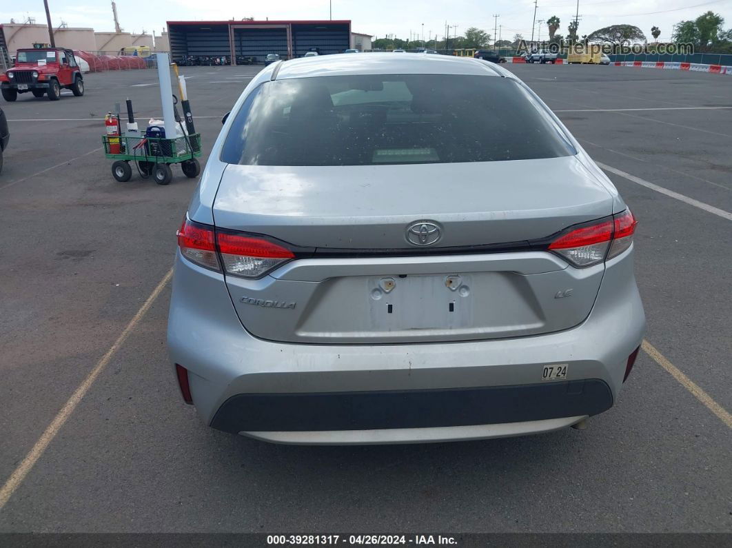 2020 Toyota Corolla Le Silver vin: JTDEPRAE5LJ101680